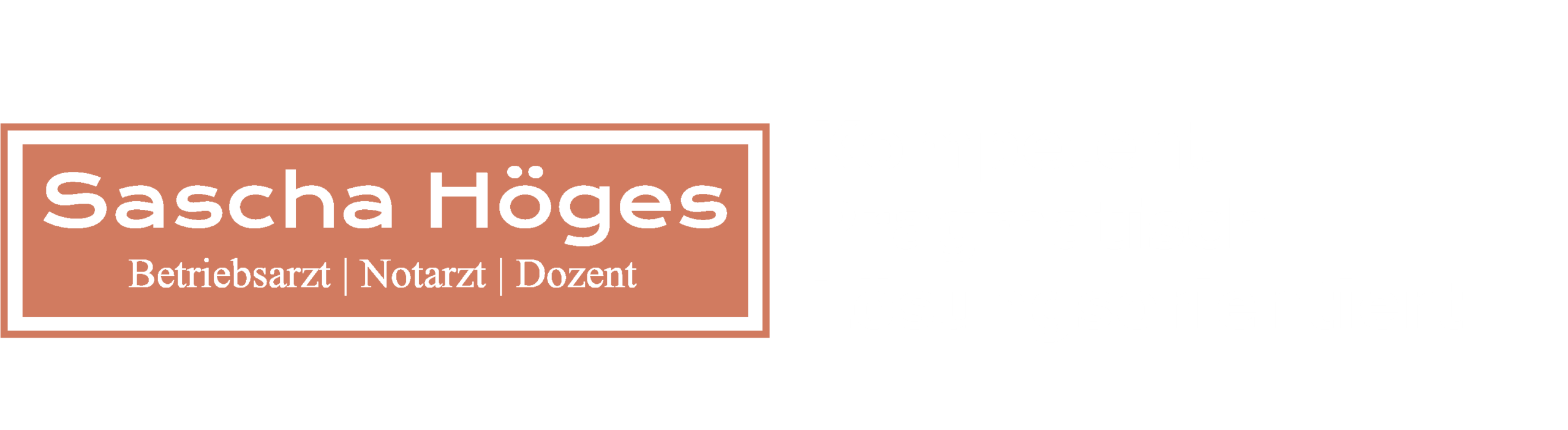Dr. med. Sascha Höges – Notarzt | Dozent | Berater | Betriebsarzt